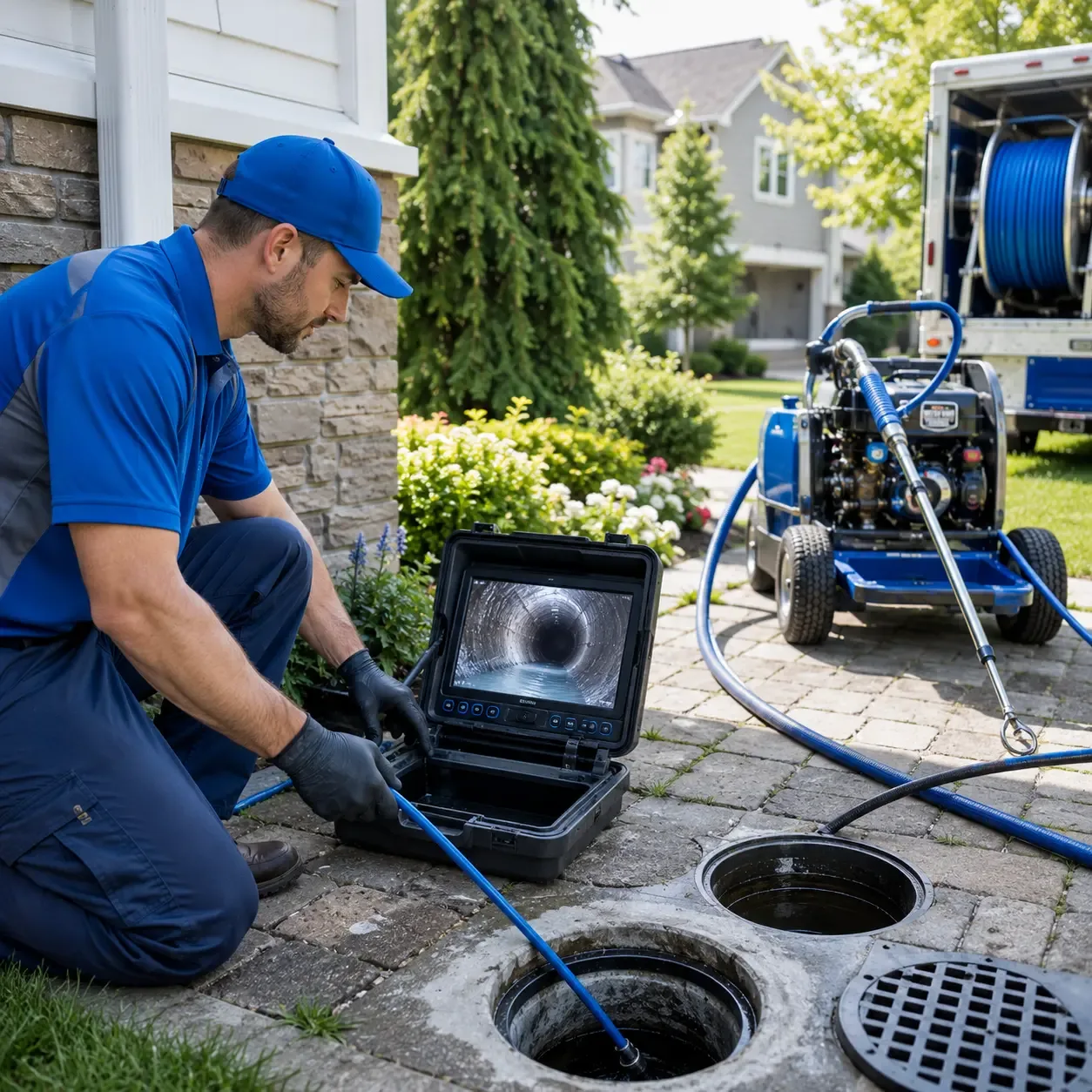 Outdoor drain cleaning professionals serving Lacarne, OH