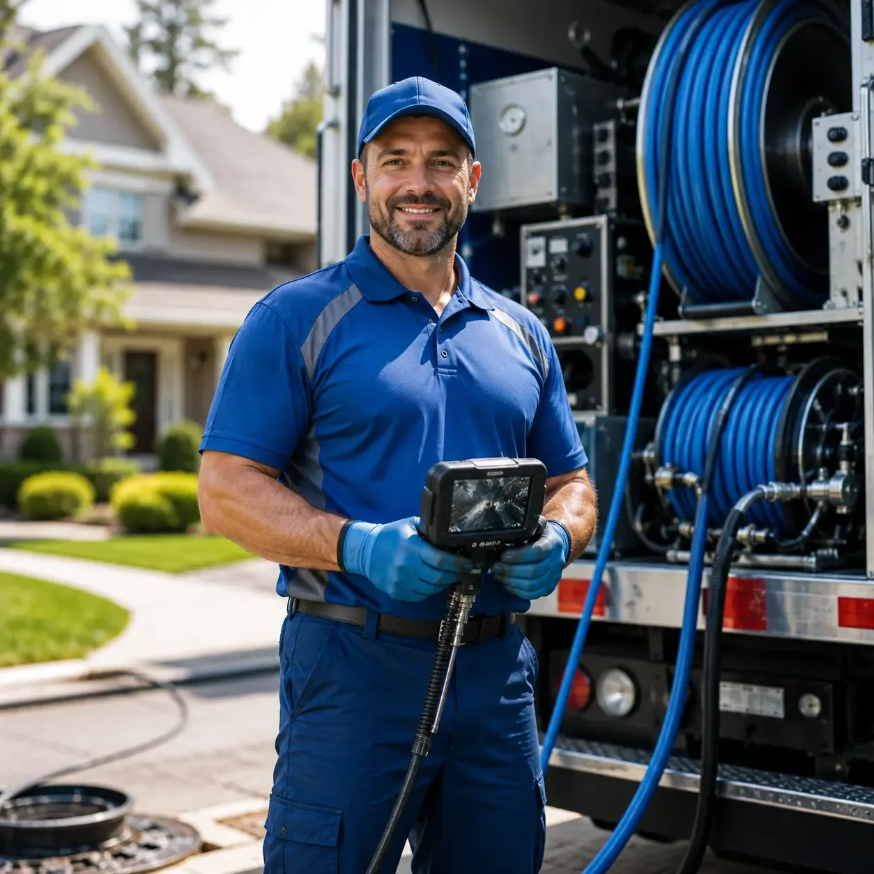 Local outdoor drain cleaning specialists in Lacarne, OH